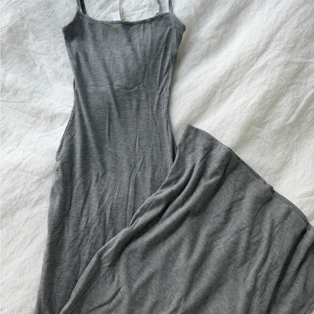 Skims soft lounge grey dress- new with tags